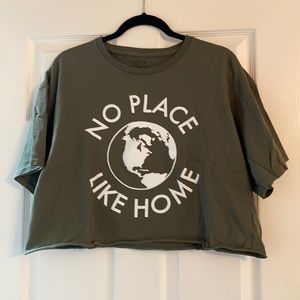 Freeze crop oversized tshirt